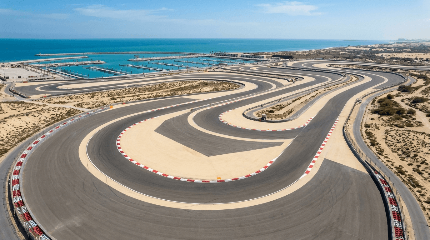 Yas Marina Circuit circuit map