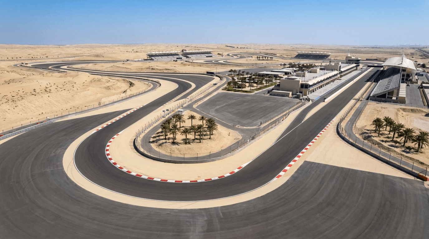 Kuwait Motor Town circuit map