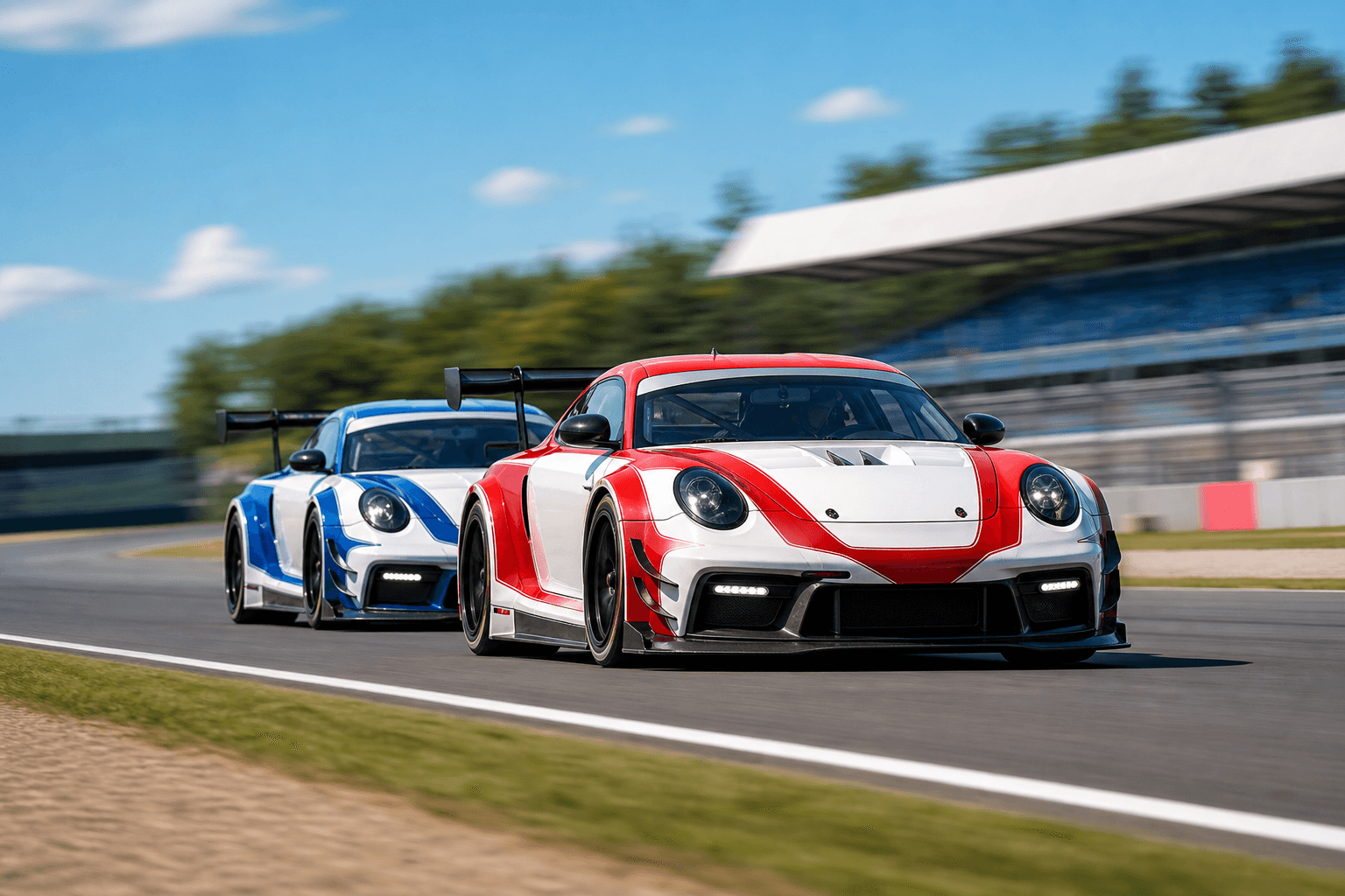 Long straights and smooth surfaces promise close slipstreaming battles.